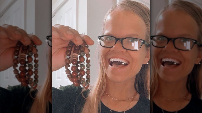 Anna Marie Johnston poses with bracelets