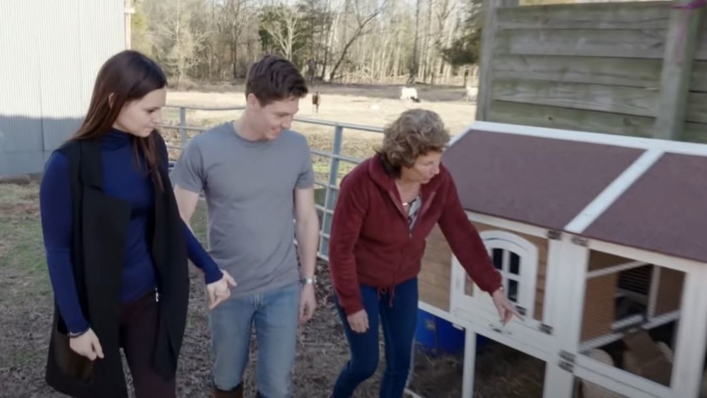 Julia touring Brandon's family farm