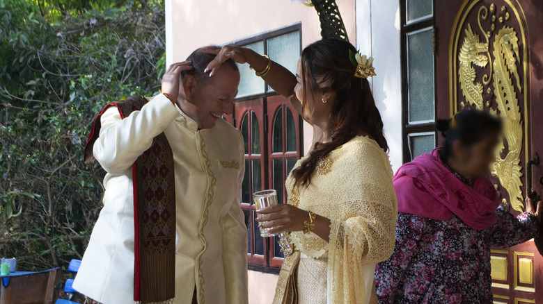 David Toborowsky and Annie Suwan laughing together