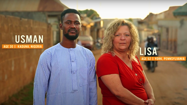 Sojaboy Usman Umar and Lisa Hamme during episode of 90 Day Fiance