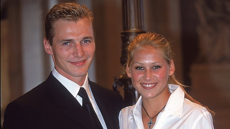 Anna Kournikova with Sergei Fedorov