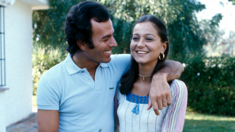 Julio Iglesias and Isabel Preysler