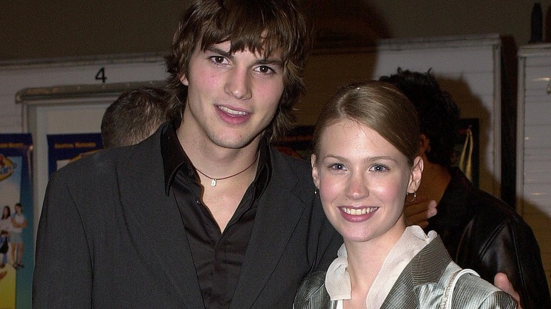 Jones and Kutcher at a premiere