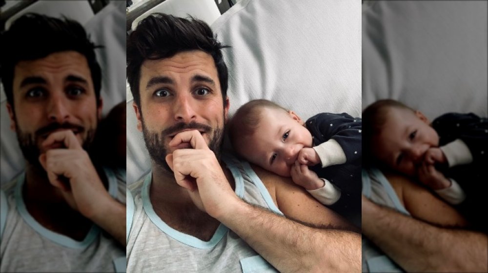 Bachelor in Paradise star Tanner Tolbert with his son