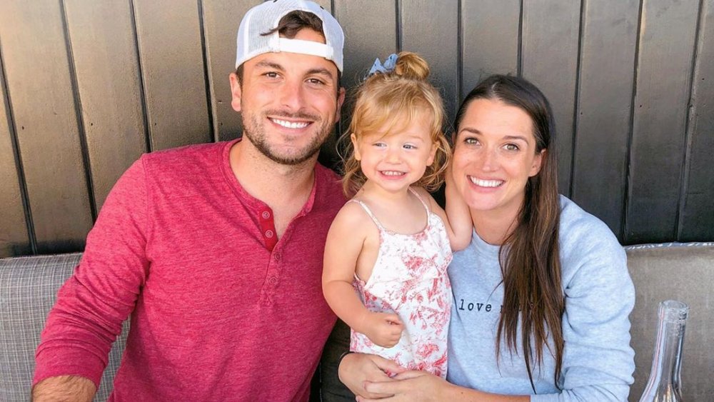 Bachelor in Paradise stars Jade Roper and Tanner Tolbert with their daughter