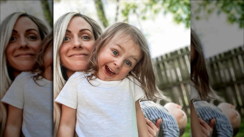 Carly Waddell with daughter Bella