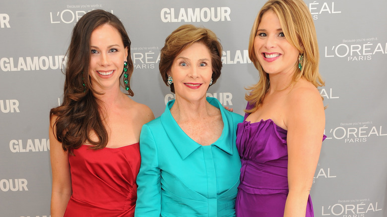 Jenna, Laura, and Barbara Bush 