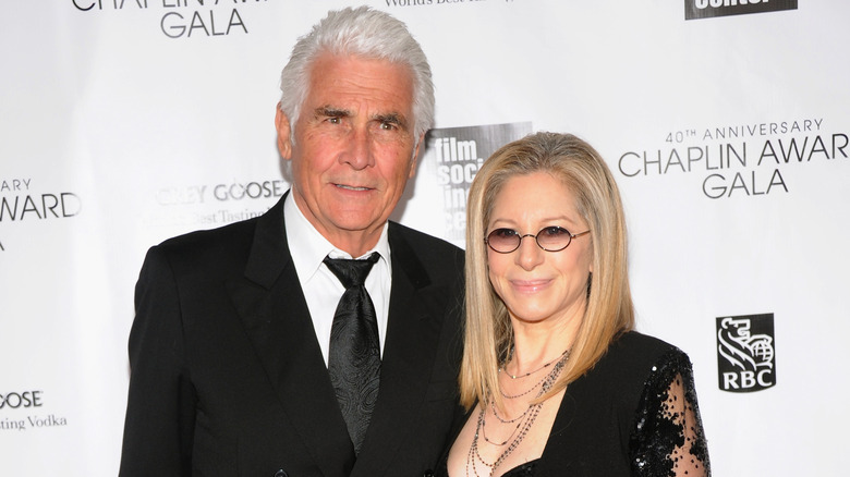 Barbra Streisand and James Brolin smiling