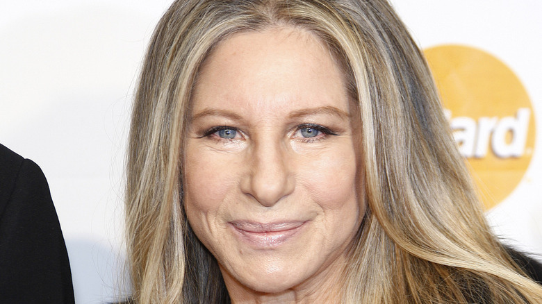 Barbra Streisand smiling