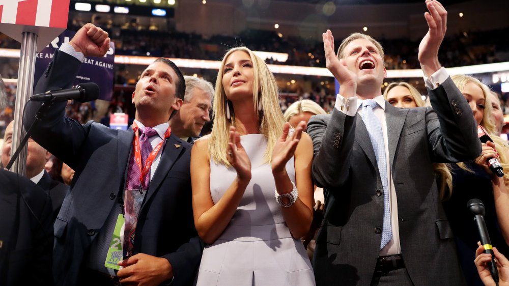 Ivanka, Donald Jr., and Eric Trump