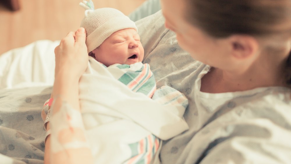 newborn and mother