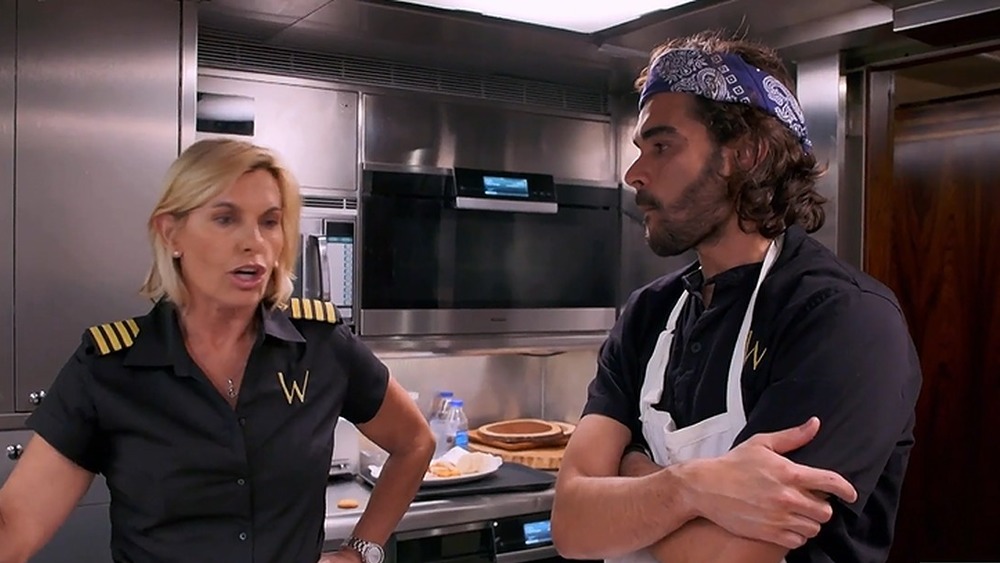 Captain Sandy Yawn and Chef Kiko Lorran from Below Deck Med