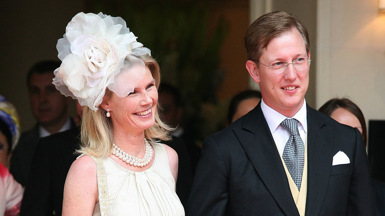 Bernhard, Hereditary Prince of Baden and wife at event