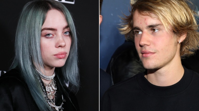 Billie Eilish and Justin Bieber