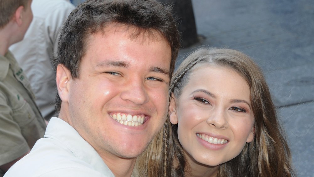 Chandler Powell and Bindi Irwin in 2018, close-up