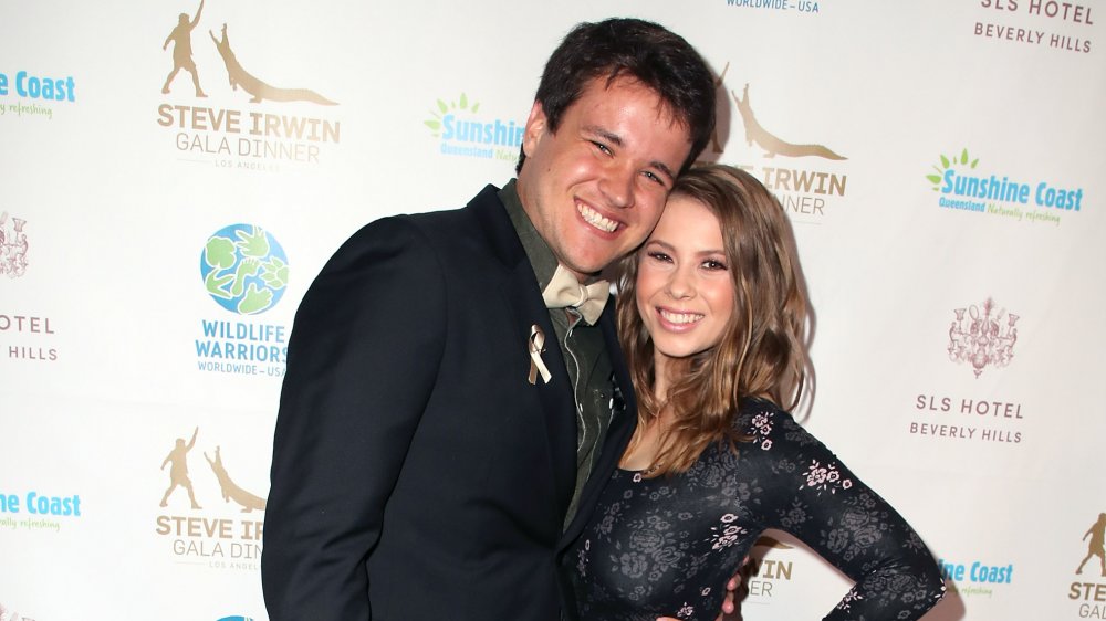 Chandler Powell and Bindi Irwin at a gala dinner in 2018