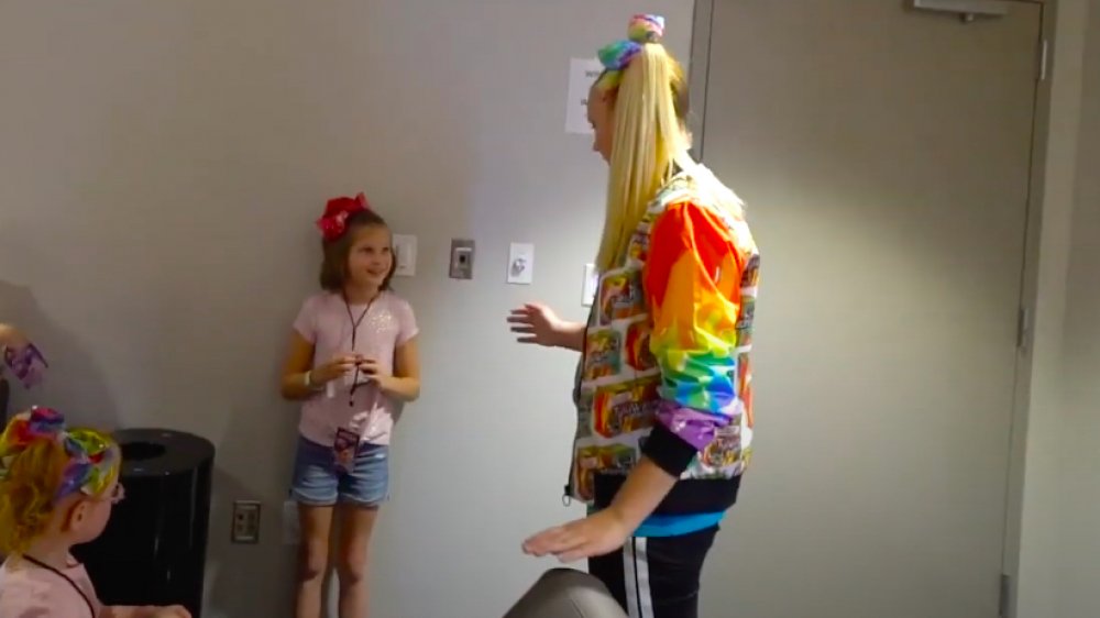 Blayke Busby from OutDaughtered and JoJo Siwa