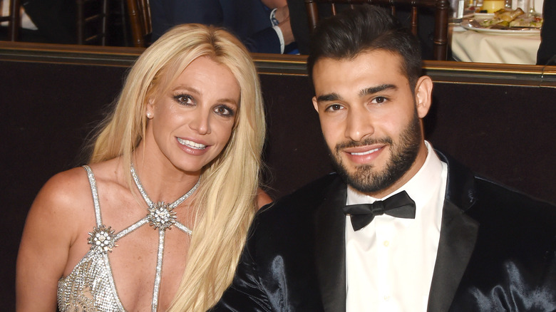 Britney Spears and Sam Asghari in 2018