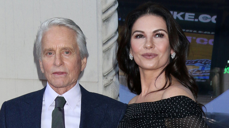 Catherine Zeta-Jones and Michael Douglas together