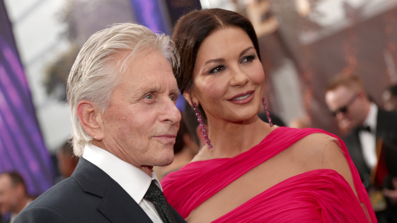 Catherine Zeta-Jones and Michael Douglas at event