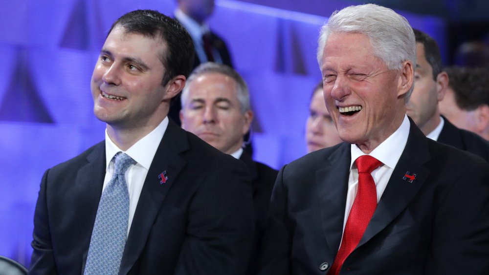 Chelsea Clinton husband, Marc Mezvinsky, and Bill Clinton