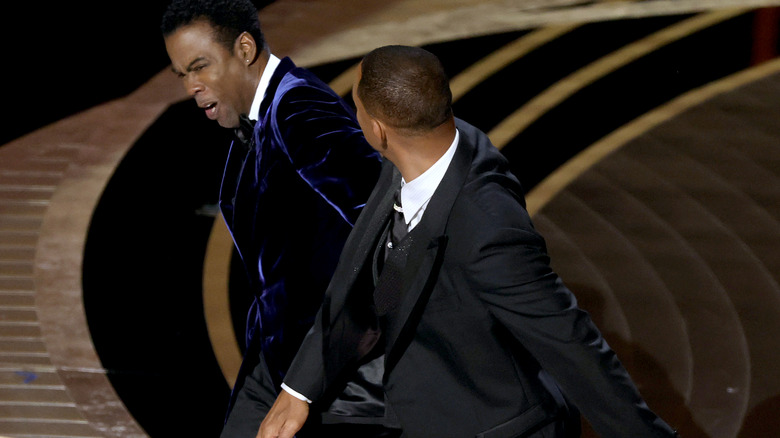 Will Smith slaps Chris Rock on stage