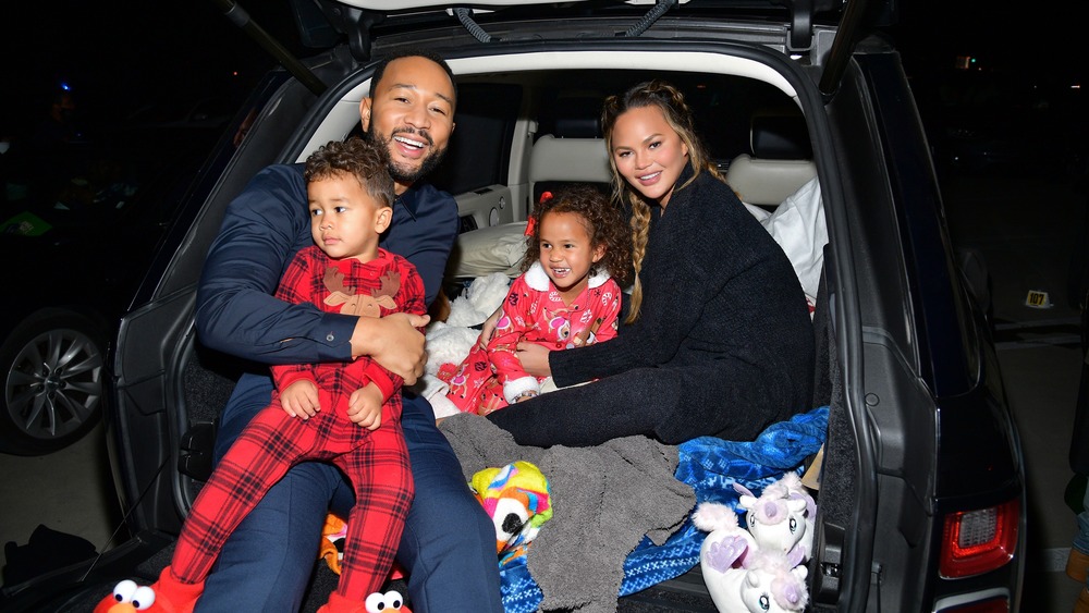 Chrissy Teigen and family