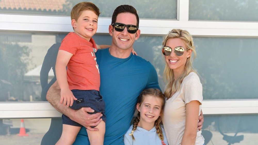 Heather Rae Young, Tarek El Moussa, and children