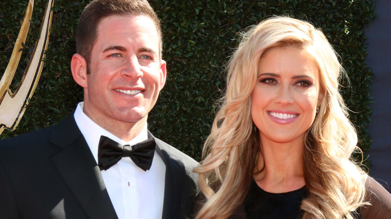 Christina Haack and Tarek el Moussa at red carpet event