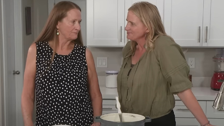 Christine Brown with mom "Annie" Stevens