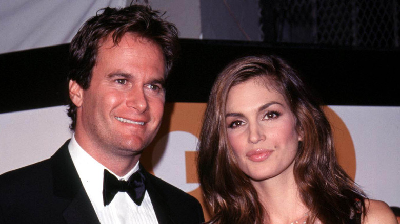 Cindy Crawford, Rande Gerber posing together