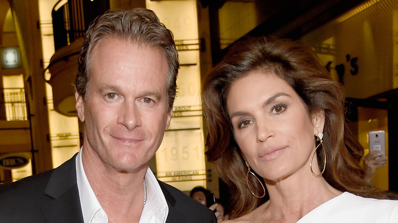 Rande Gerber and Cindy Crawford