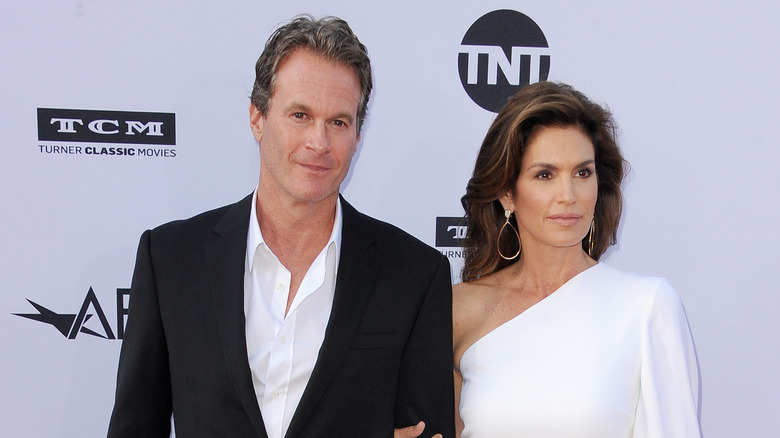 Rande Gerber, Cindy Crawford smiling together