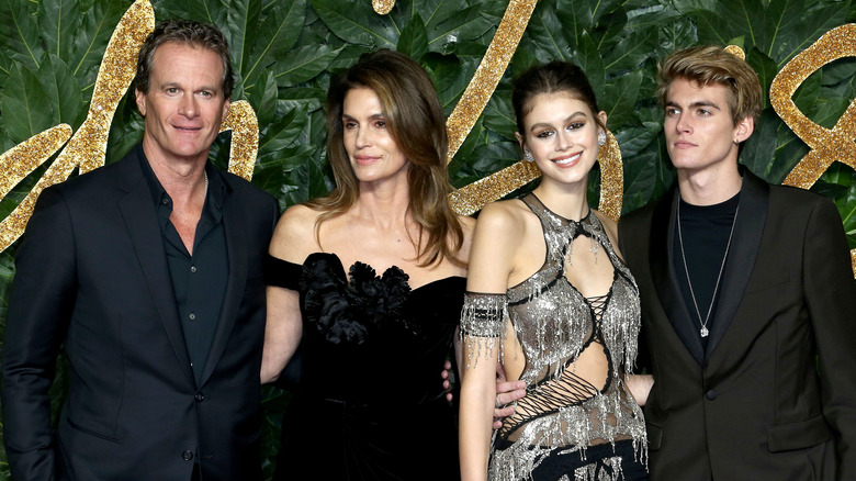 Cindy Crawford, Rande Gerber, their children