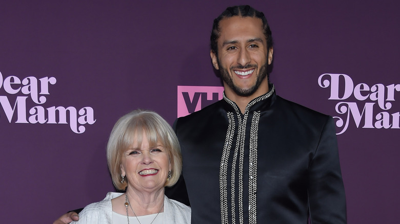 Teresa and Colin Kaepernick smiling 