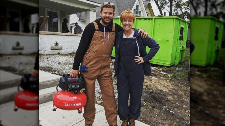 Cory Miller and Karen Laine posing together