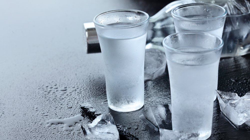 Shots of vodka