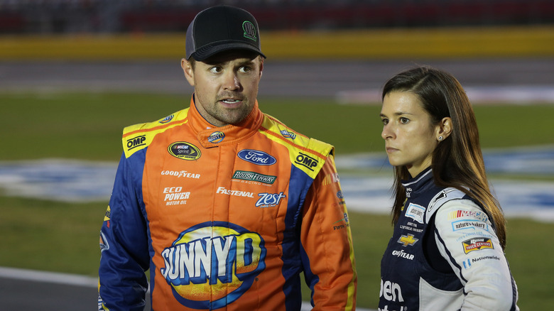 Danica Patrick and Richard Stenhouse Jr.