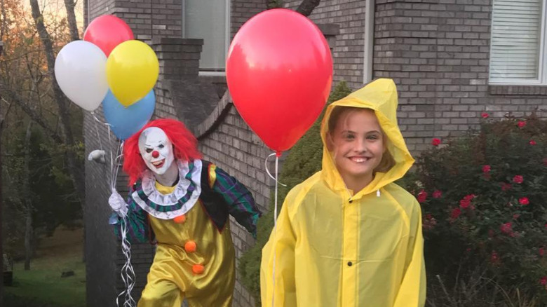 Larry, Dannielynn Birkhead on Halloween