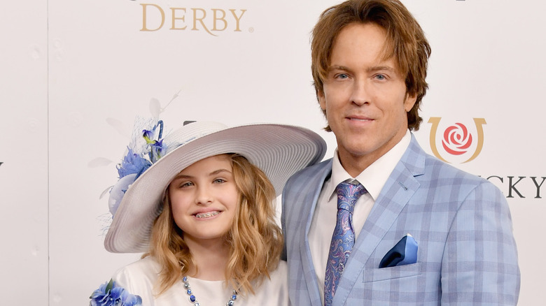 Dannielynn, Larry Birkhead at 2018 Kentucky Derby 