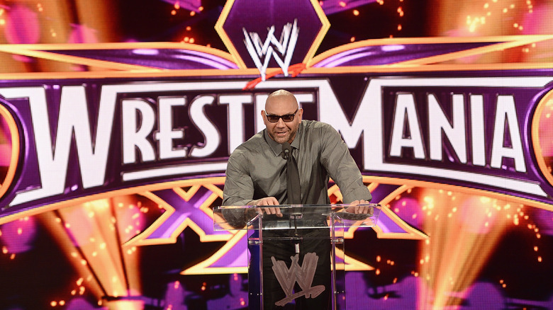 Dave Bautista at Wrestlemania