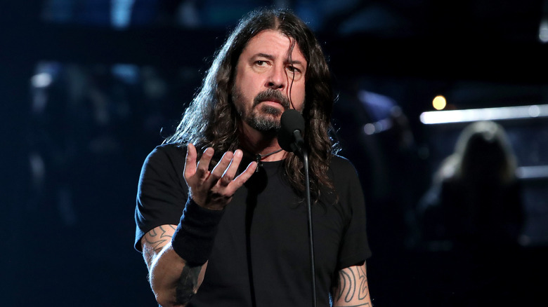 Dave Grohl on stage