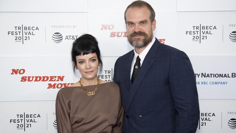 Lily Allen and David Harbour