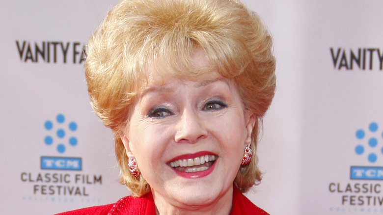 Debbie Reynolds smiling