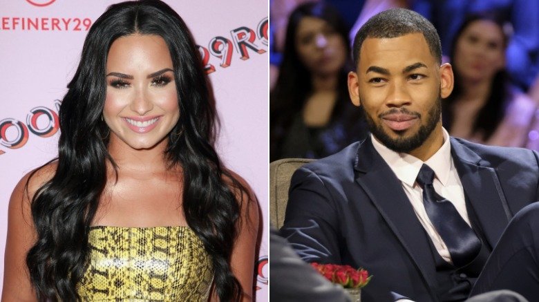 Demi Lovato and The Bachelorette star Mike Johnson 