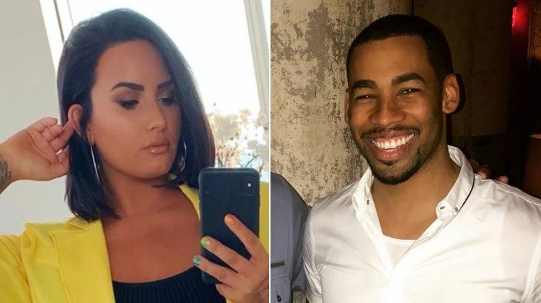 Demi Lovato and The Bachelorette star Mike Johnson 