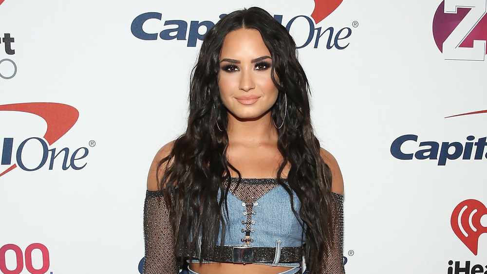 Demi Lovato on the red carpet in 2018