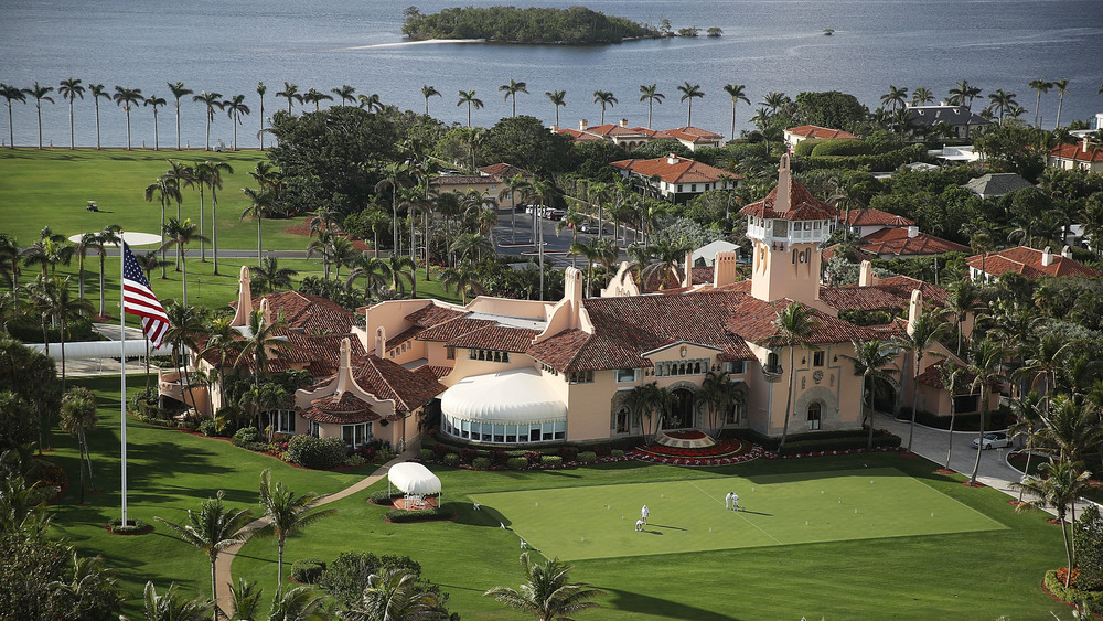 An ariel shot of Mar-a-Lago 