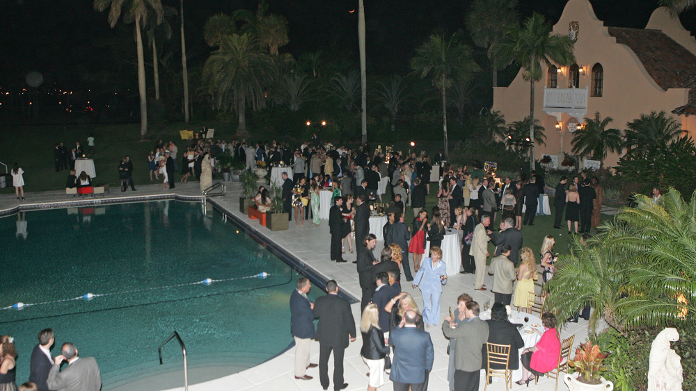 Guests attending a party at Mar-a-Lago 