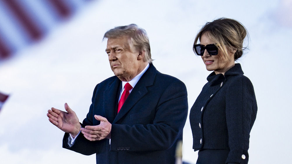 Donald Trump with Melania Trump